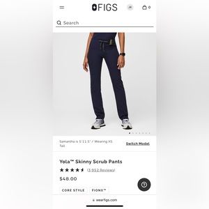 Yola Skinny Scrub Pants